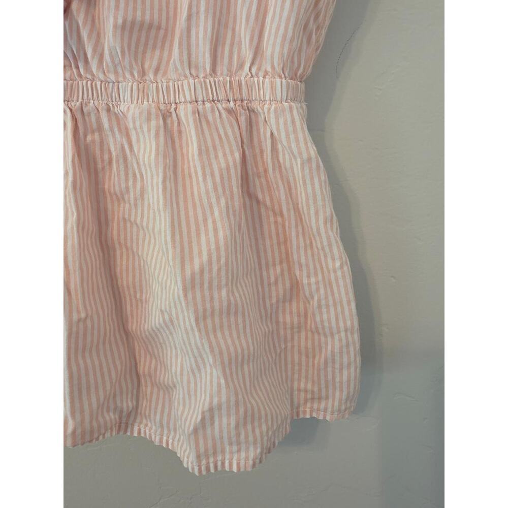 Forever 21 Ruffle Striped Peplum Blouse Office Siren Size S - Picture 5 of 7
